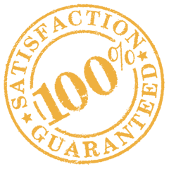 100% satisfaction guaranteed